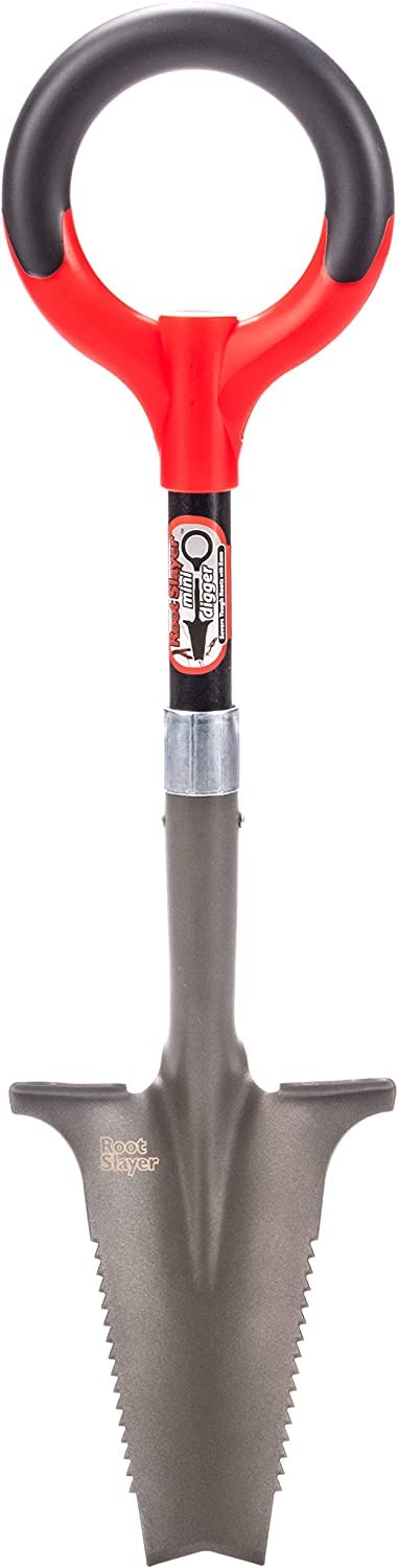 Root Slayer 22411 mini digger with serrated blade for fast root cutting in tight spaces