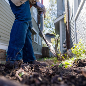 Root Slayer outdoor tool enhances digging depth and efficiency in beds.