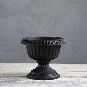 Root & Vessel Grecian Urn Planter closeup highlights durable plastic