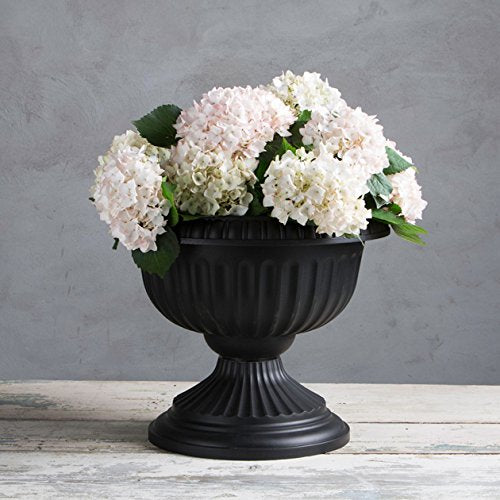 Root & Vessel Grecian Urn Planter outdoors demonstrating UV stability