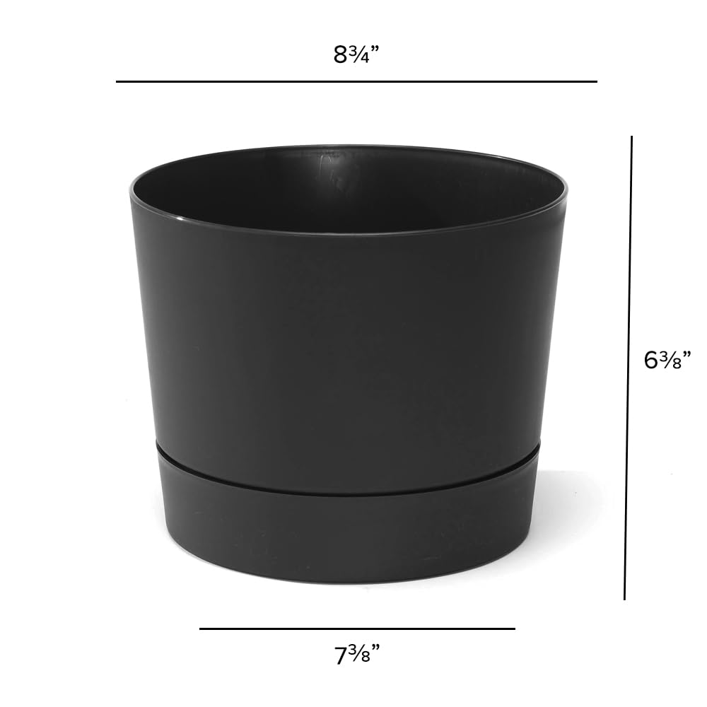 Root & Vessel Majestic MCM pot, size 8.75-inch diameter, showcasing durable USA-made quality.
