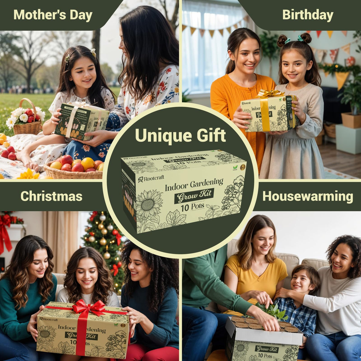ROOTCRAFT gift-ready packaging ideal for kitchen garden gifting