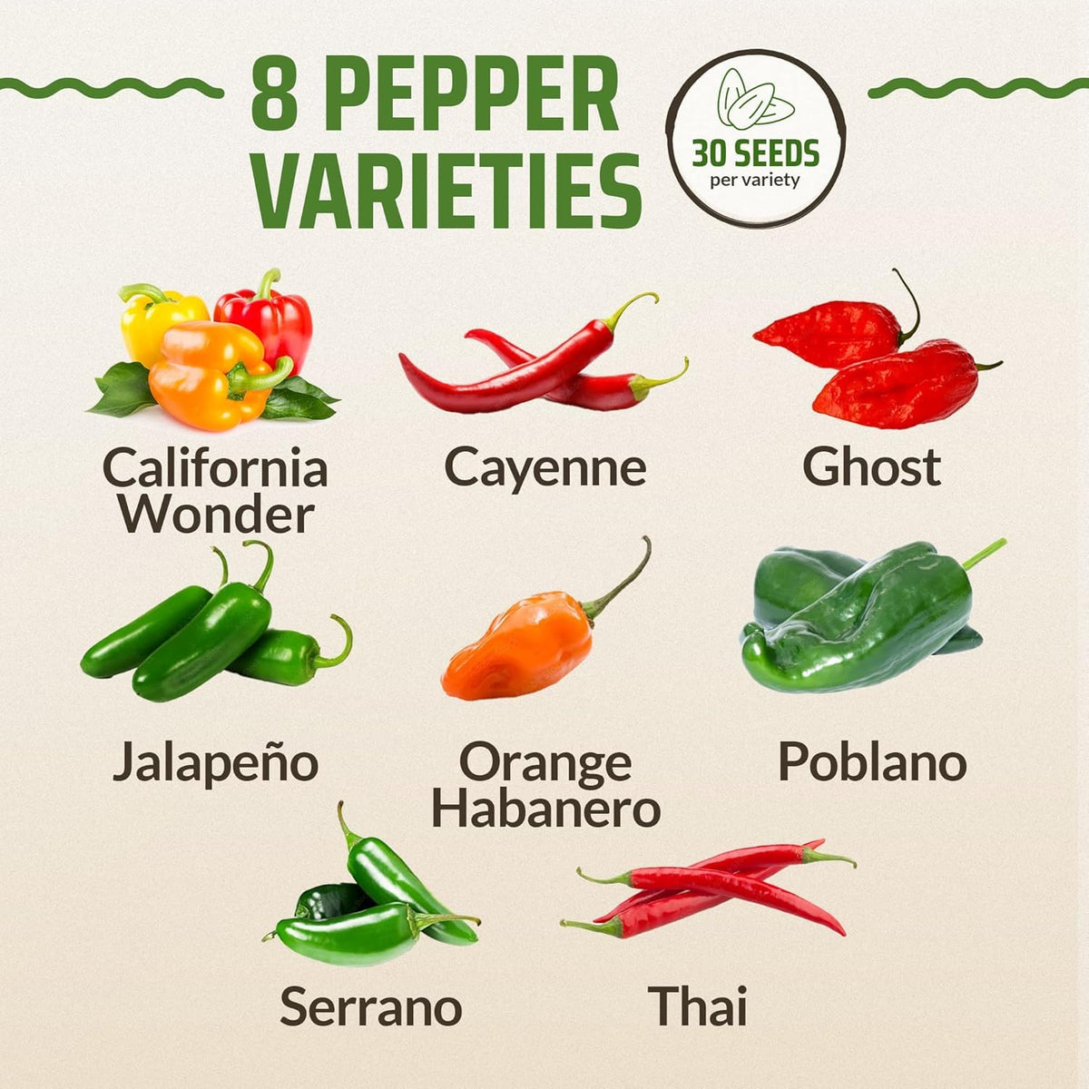 Rooted Acre Cayenne seeds for spicy harvests and sauces