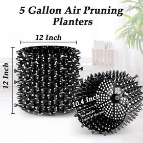 RooTrimmer 12x12-inch footprint fits compact gardening spaces.