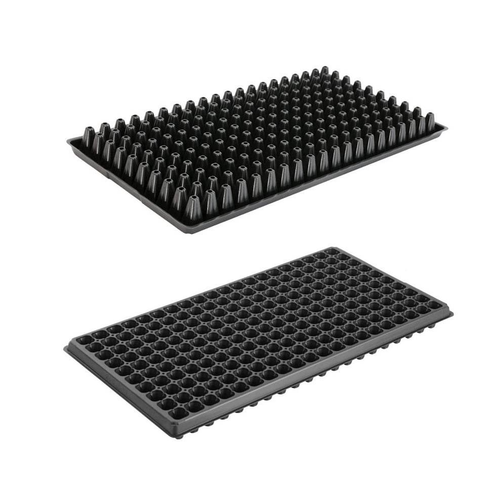RooTrimmer 200-cell seed starter tray with durable plastic for long-lasting use.