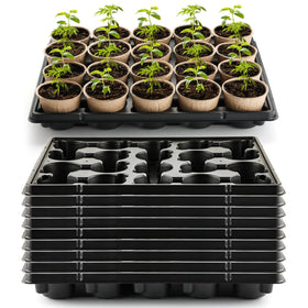 RooTrimmer 20-cell tray in durable plastic offers stable seedling support.