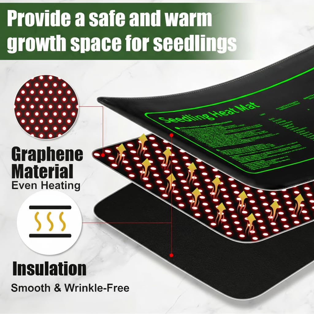 RooTrimmer 20W waterproof mat ideal for seed starting