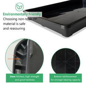 RooTrimmer tray fits 24-cell pots for secure transport and organization.