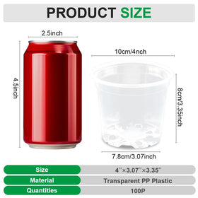 RooTrimmer clear pot lets sunlight reach roots for visible growth monitoring.