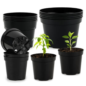 RooTrimmer 4 inch nursery pot side view with drainage holes for seedling healthy growth