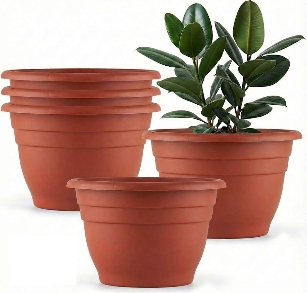 RooTrimmer 5-pack 10-inch pot with drainage holes for healthy roots