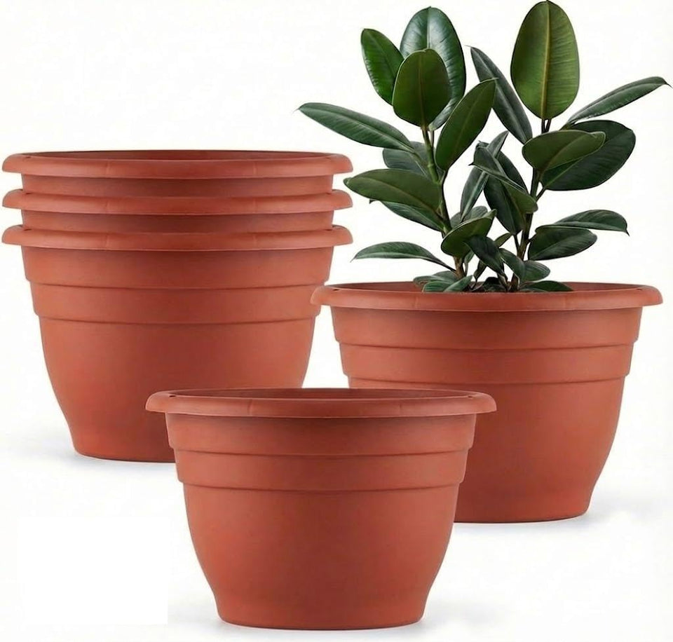RooTrimmer 5-pack 10-inch pot with drainage holes for healthy roots