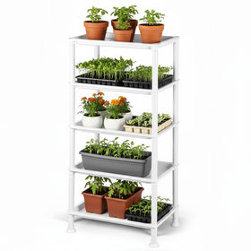 RooTrimmer 5-tier seed starter trays for compact vertical sprouting.