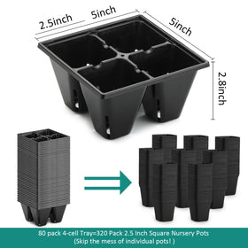 RooTrimmer air pruning slits encourage healthy root development in each cell