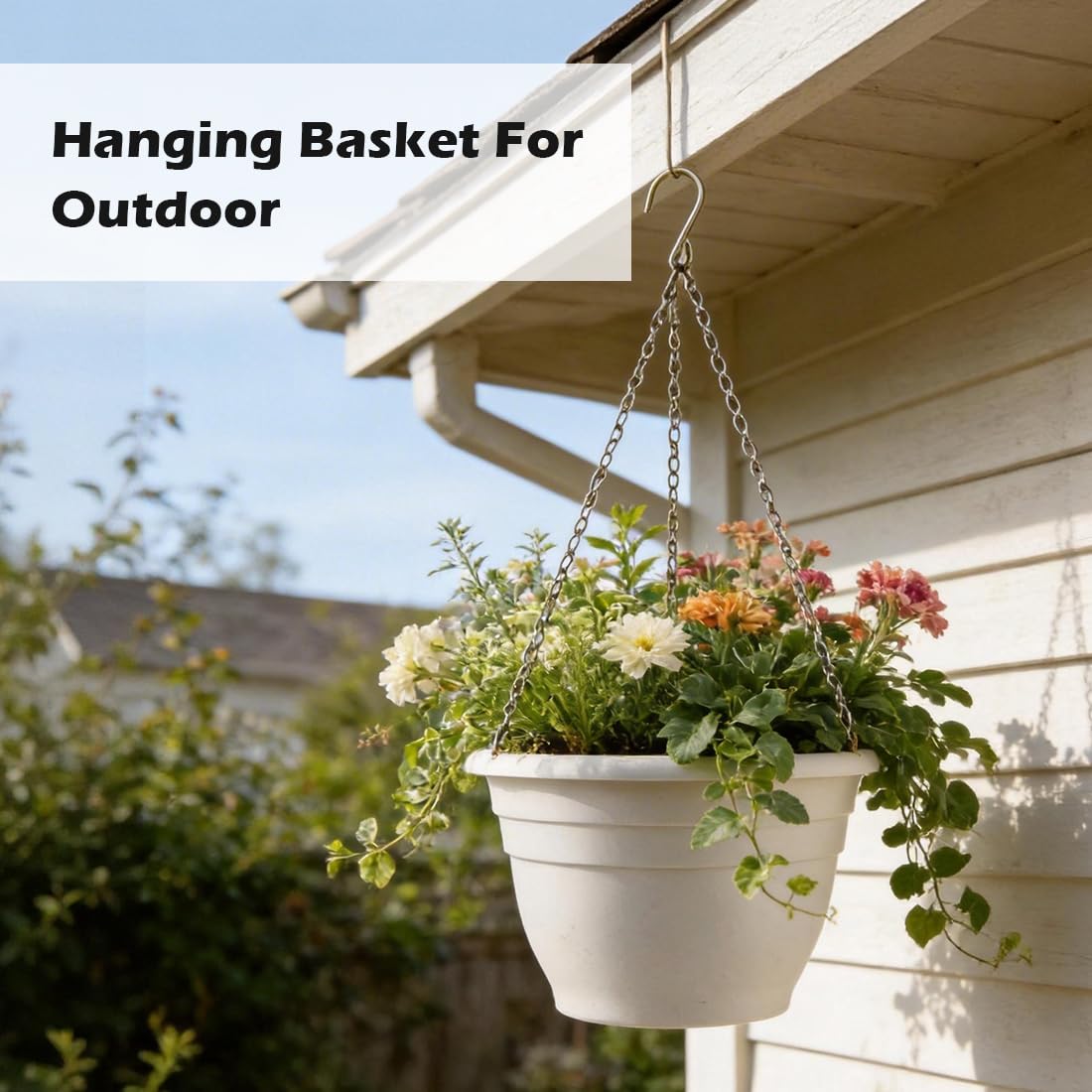 RooTrimmer black woven design blends with any porch, deck or garden decor.