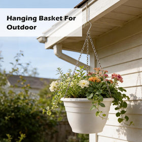 RooTrimmer black woven design blends with any porch, deck or garden decor.