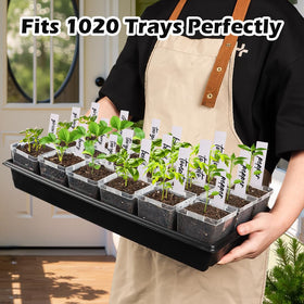 RooTrimmer square pot with drainage holes for well-drained soil