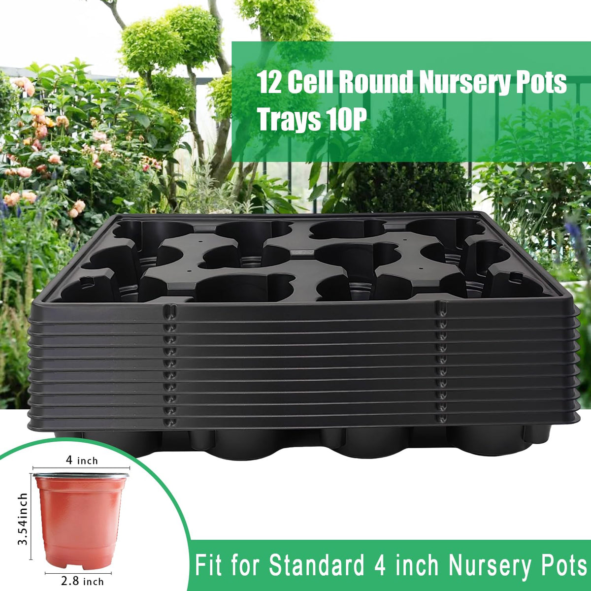 RooTrimmer 10-pack tray setup for batch seedling work