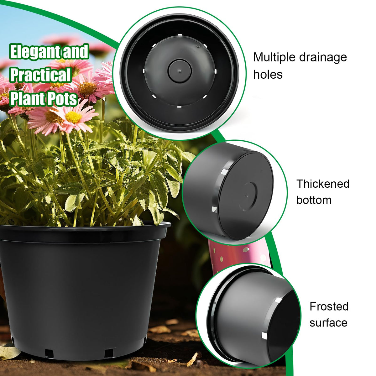 RooTrimmer durable pots with reinforced rims simplify moving and long-term use.