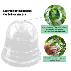 RooTrimmer durable plastic dome is lightweight and reusable.