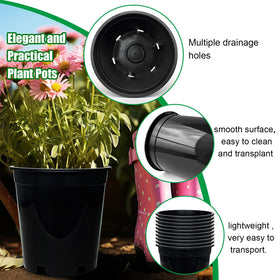 RooTrimmer durable plastic pot with textured surface for secure handling.