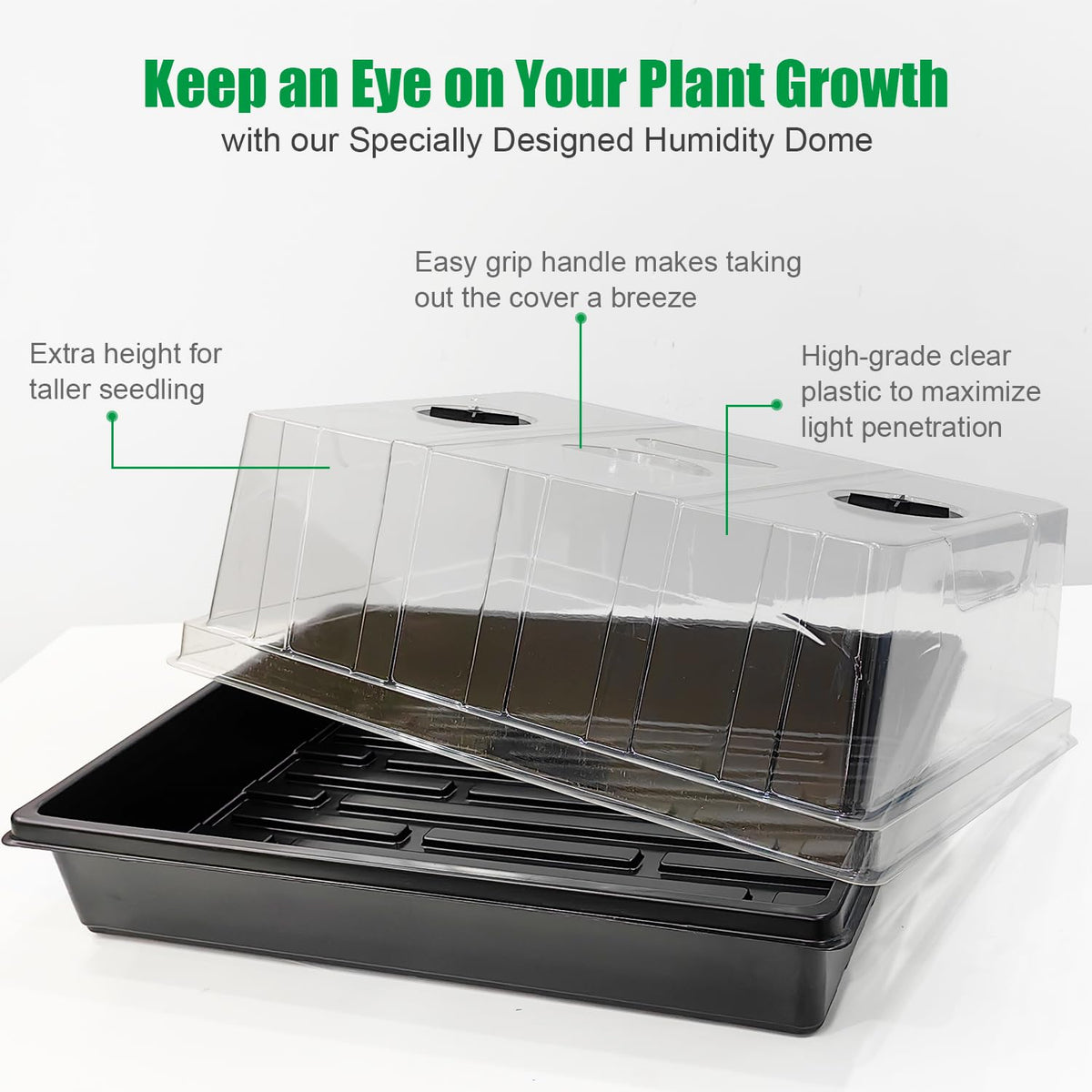 RooTrimmer durable plastic seed tray built for repeated use and reliable results.