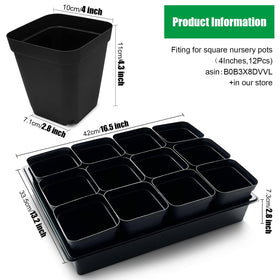 RooTrimmer durable reusable tray helps organize seed starts and nursery tasks.