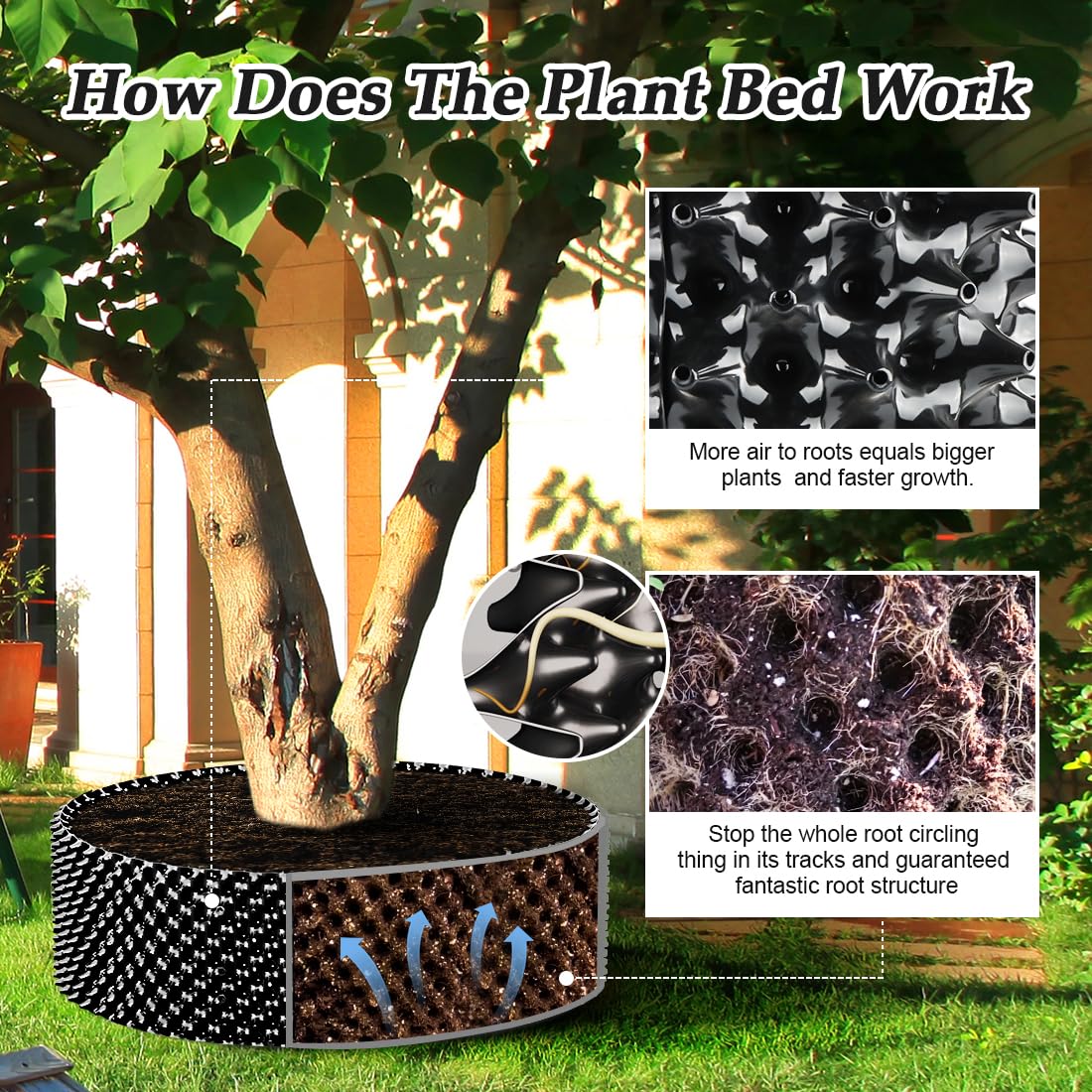 RooTrimmer ease-assembly features enable quick, tool-free setup for busy gardeners