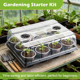 RooTrimmer easy-move trays simplify transporting seedlings and keeping work surfaces clean