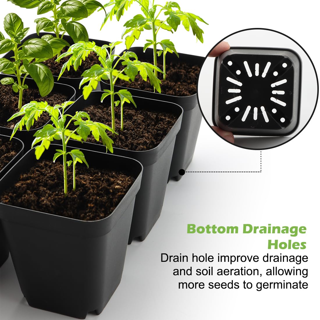 RooTrimmer flat seedling tray 17x12x2 inches ideal for flat storage