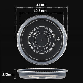 RooTrimmer heavy duty plastic tray supporting large pots