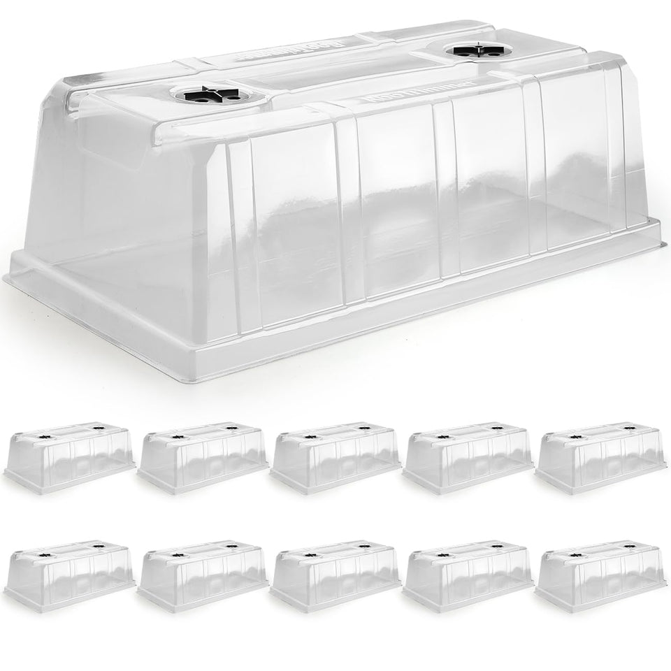 RooTrimmer humidity dome 6.3-inch tall for vigorous starter growth.