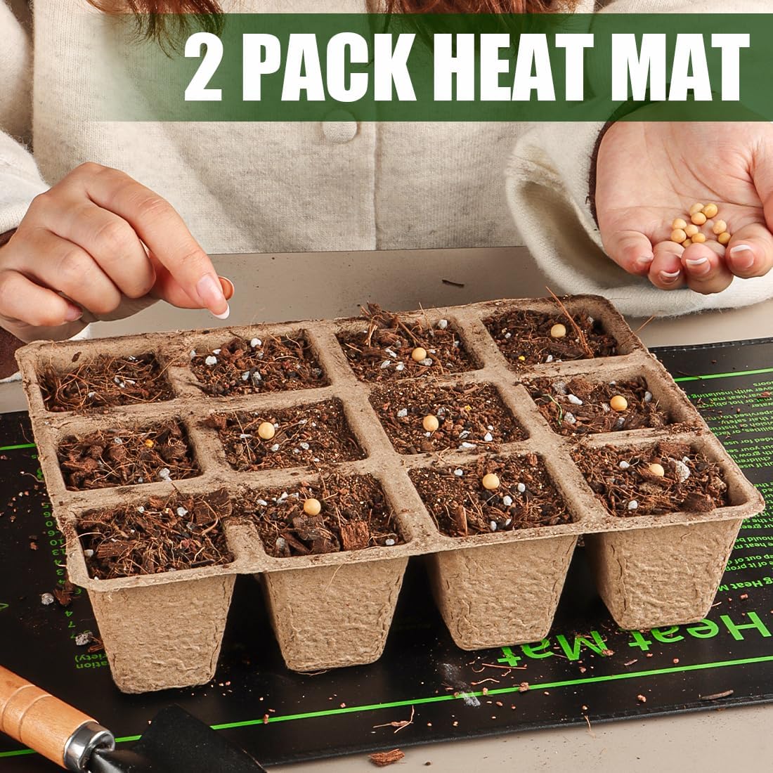 RooTrimmer mat in hydroponics and microgreens setup