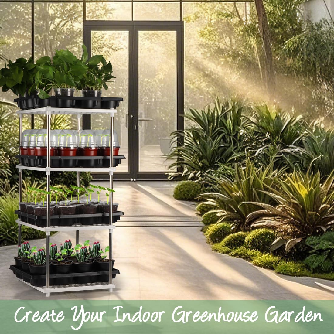 RooTrimmer easy indoor-to-outdoor transport of seedlings and pots