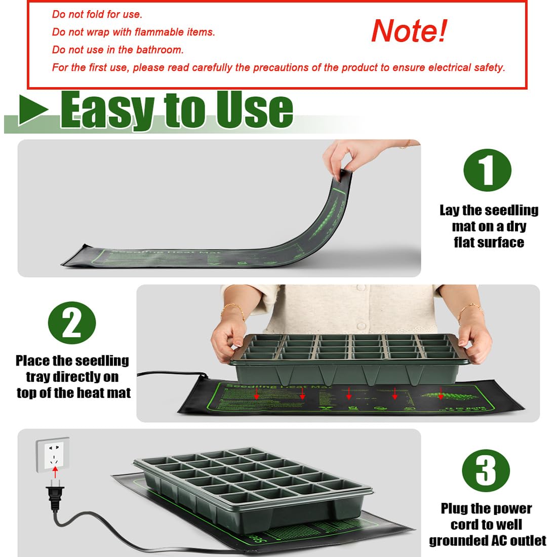 Rolled RooTrimmer mat for compact storage after use