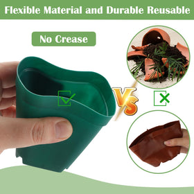 RooTrimmer bottom drainage holes promote quick water removal.