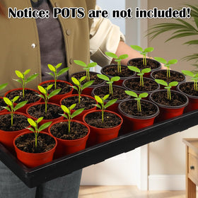 Non-leak design keeps soil contained during watering