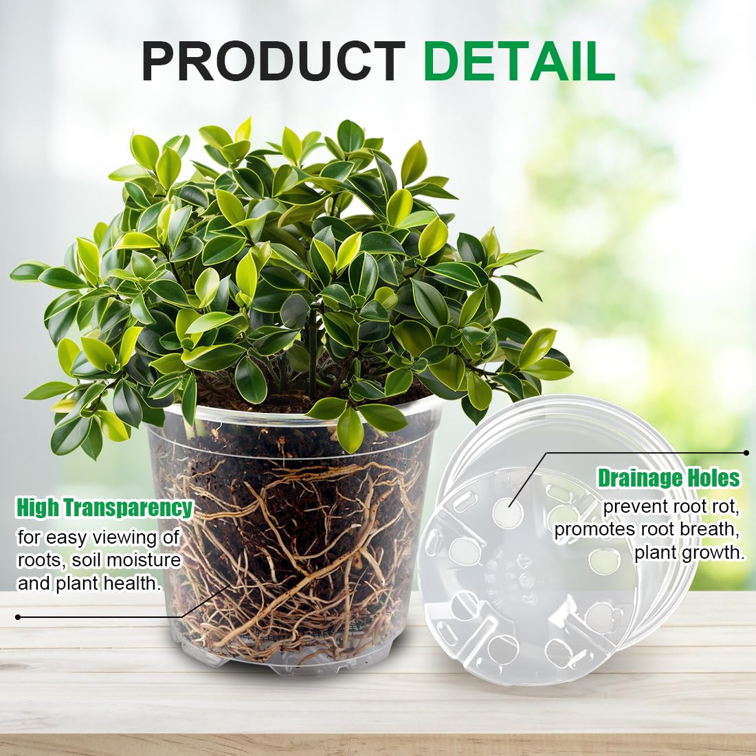 RooTrimmer seed starter pot features a sturdy design for reusable germination cycles.