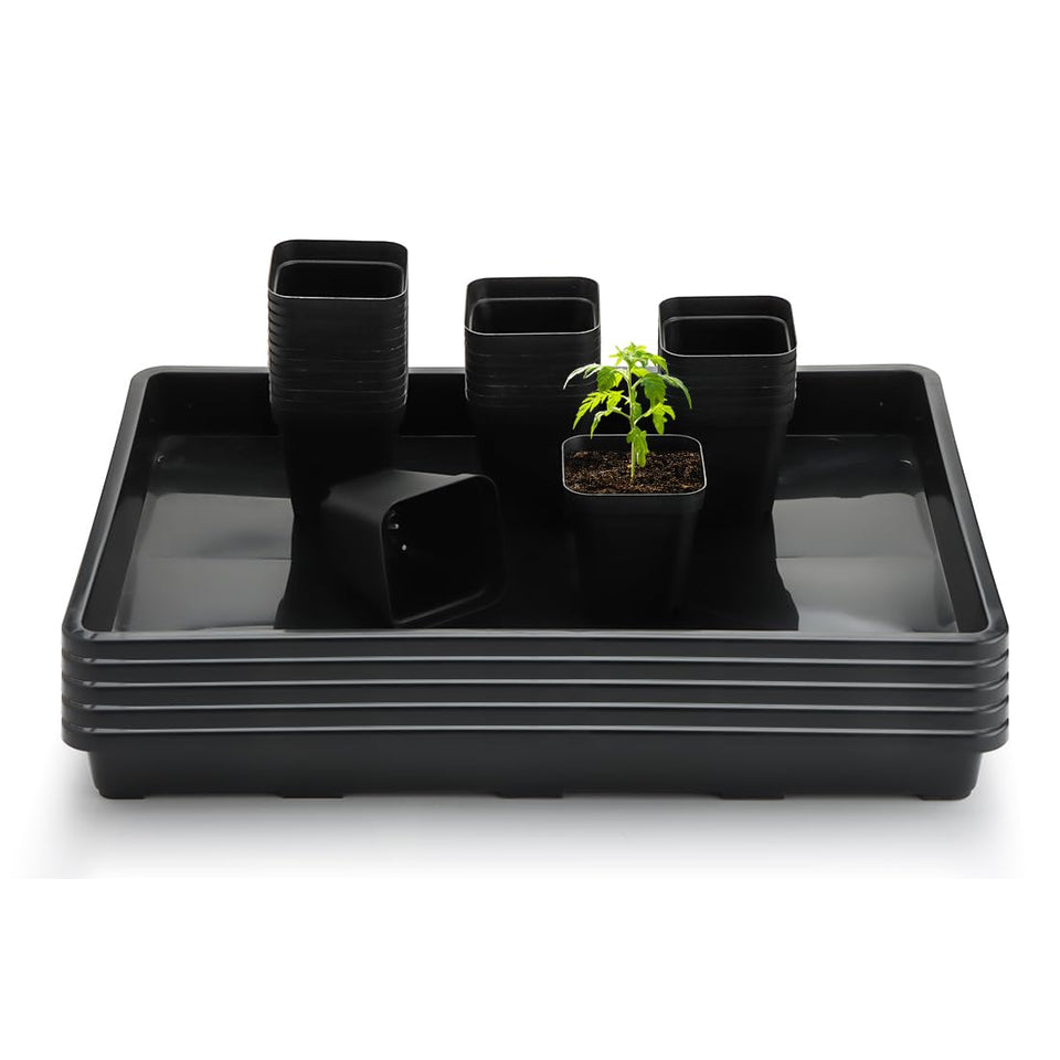 RooTrimmer square nursery pots with 120 pots for efficient seedling starts