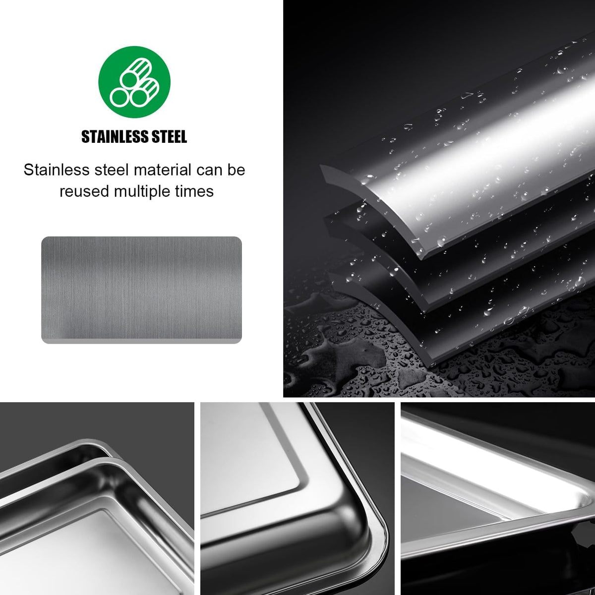 RooTrimmer sturdy metal seed start tray easy to carry during transplanting and germination.