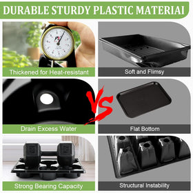 RooTrimmer sturdy plastic material resists damage for multiple seasons.