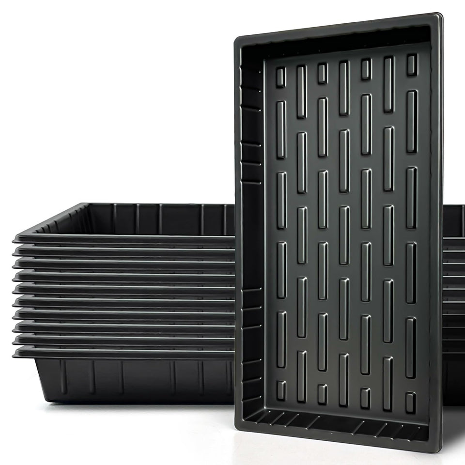 RooTrimmer TD538 tray, no holes, top view, ideal for contained seed starting