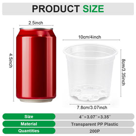 RooTrimmer transparent nursery pot ideal for monitoring root moisture