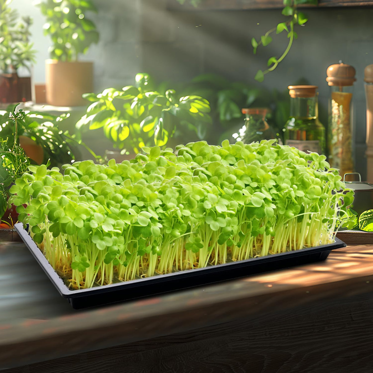 RooTrimmer tray stackable design saves space in grow rooms