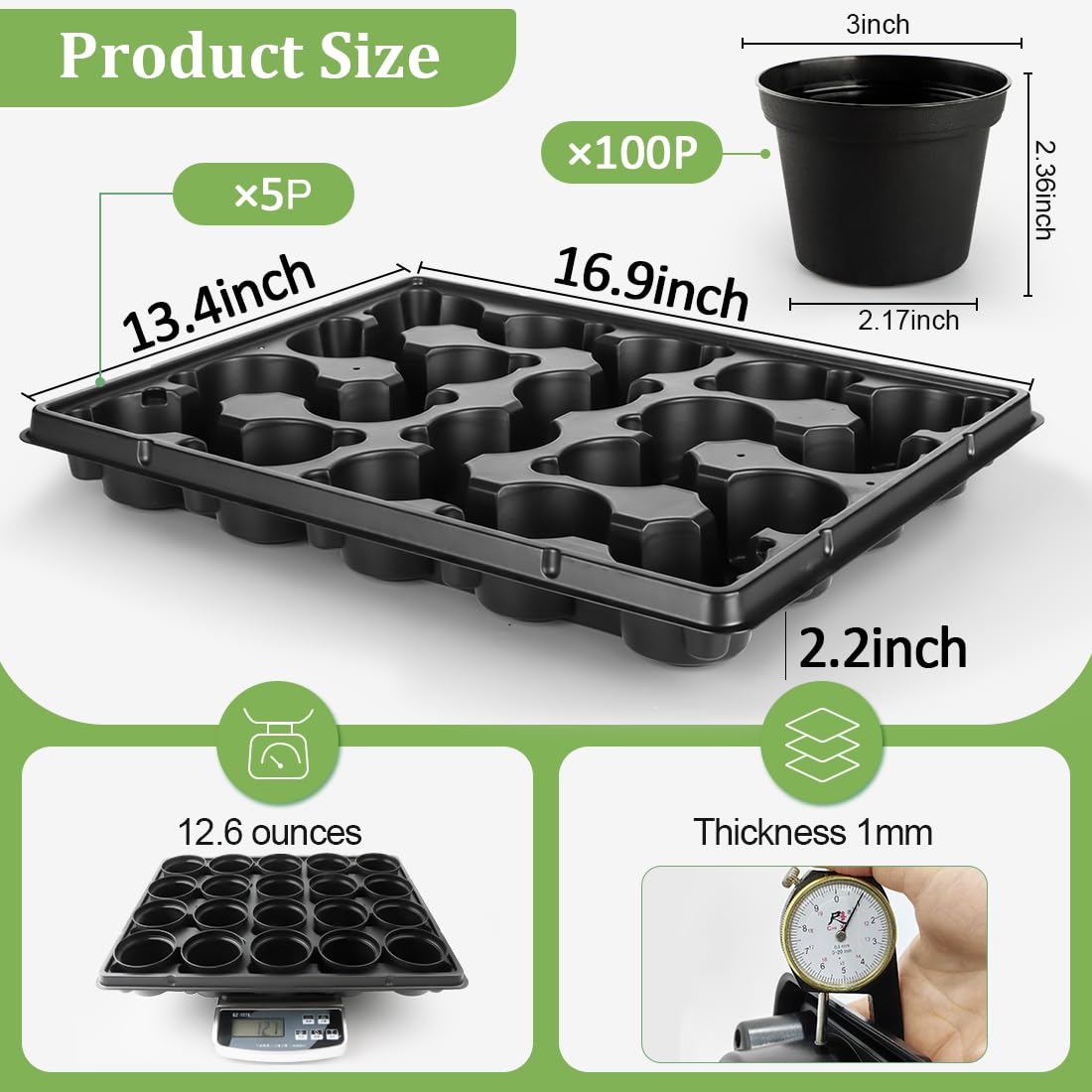 RooTrimmer propagation shuttle trays showing airflow-friendly design