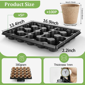 RooTrimmer seedling tray showing drainage holes to prevent overwatering.