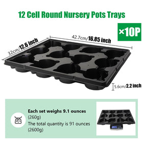 RooTrimmer vented design tray improves airflow around pots