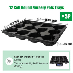 RooTrimmer 12-cell tray shows ventilation channels to improve air flow