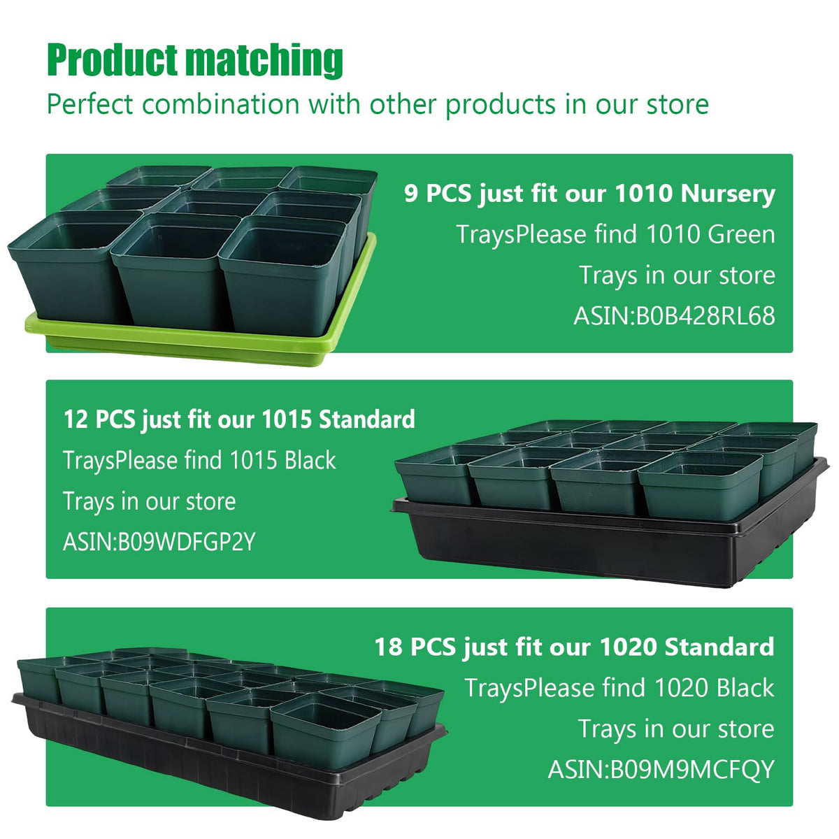 RooTrimmer taller soil volume supports bigger seedling development.