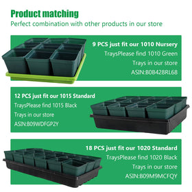 RooTrimmer taller soil volume supports bigger seedling development.